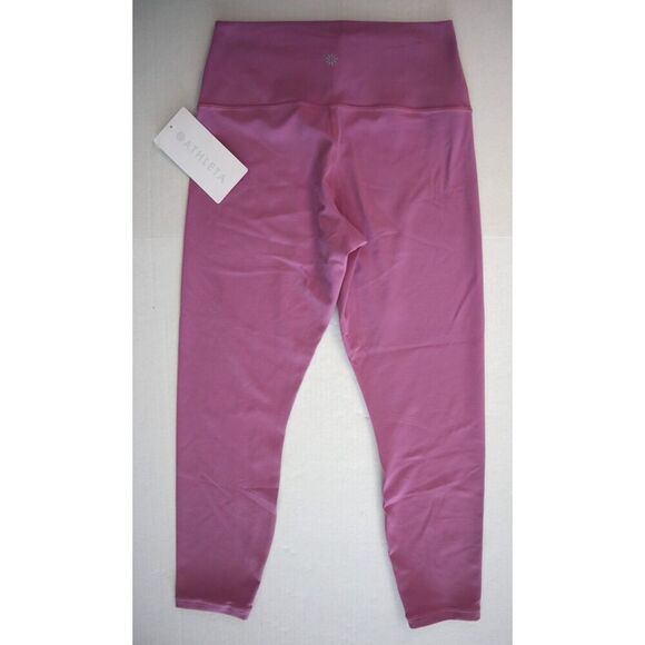 Athleta 798638-192 Women's Sz M Lotus Pink/Light Purple Transcend 7/8 Tights - Picture 2 of 8